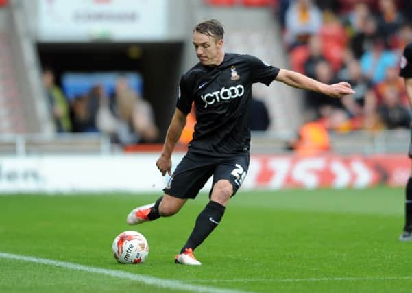 Doncaster Rovers v Bradford City's Tonyn McMahon.