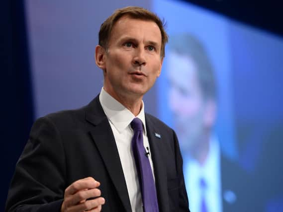 Jeremy Hunt. Picture by Stefan Rousseau/ PA Wire.