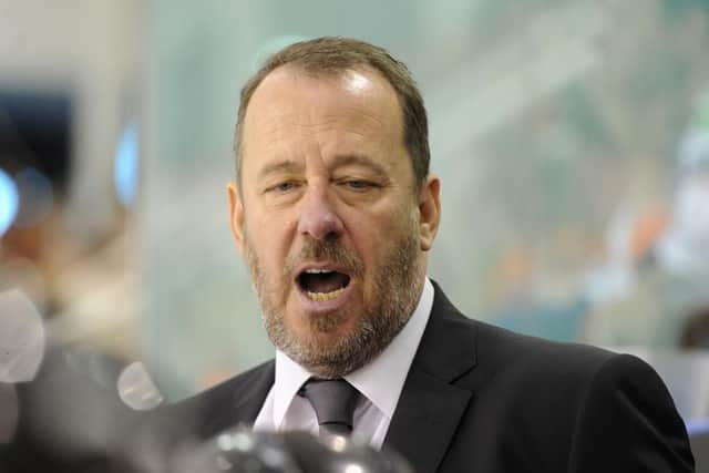 Sheffield Steelers' head coach Paul Thompson