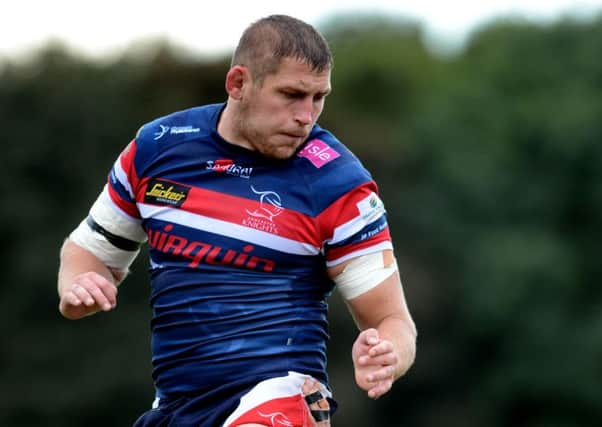 Doncaster Knights' Matt Challinor