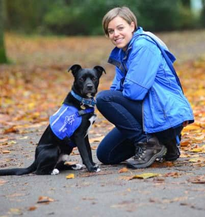 Oreo with trainer Alba de la Gandara. Picture: Scott Merrylees