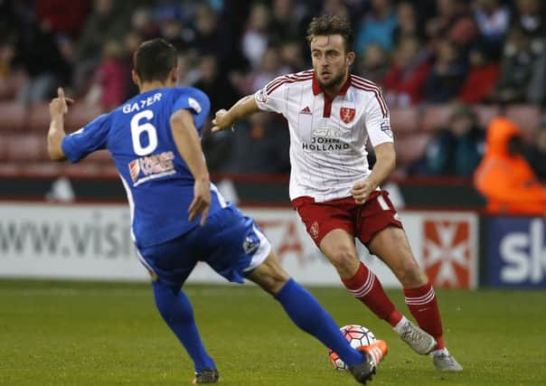 Jose Baxter of Sheffield Uunited.