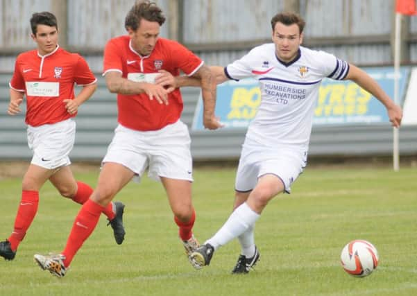 York City's Jonathan Greening and Town's Ton Fleming