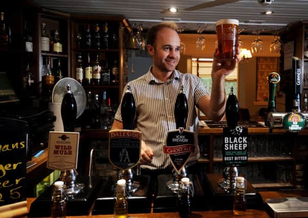 Peter Hardisty pictured at the Aldwark Arms, Aldwark, York (SH100142409b). Pic: Simon Hulme