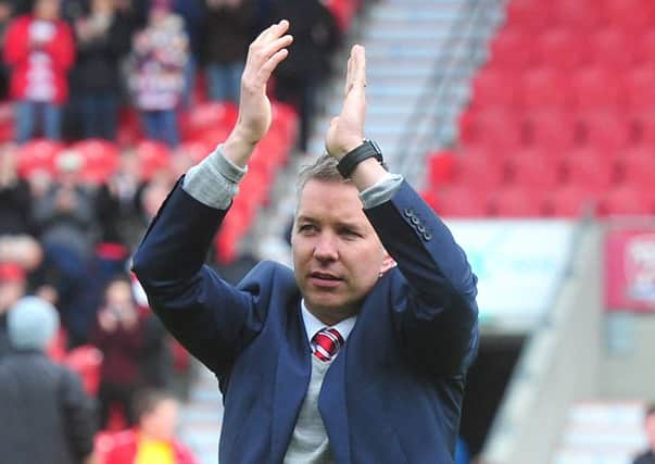 Darren Ferguson. Picture: Tony Johnson