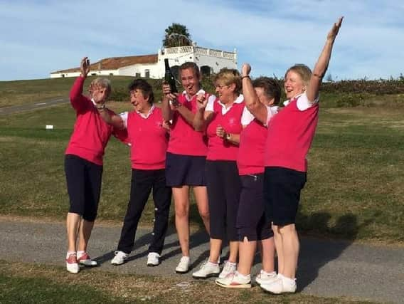 Malton & Norton's victorious ladies team, l-r, Judy Butler, Carol Simpson, Emma Brown, Jean Mackenzie, Wendy Jackson and Jackie Roberts.