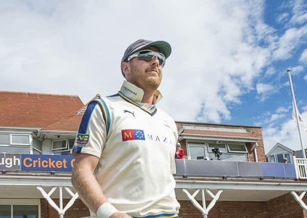 Yorkshire captain Andrew Gale.