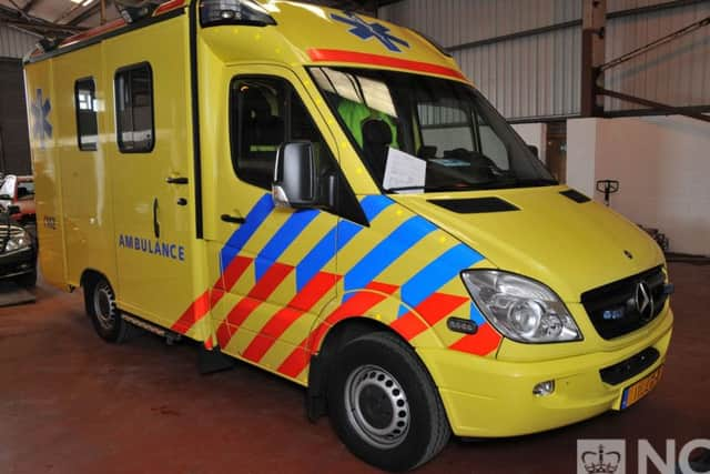 Three Dutchmen plotted to smuggle drugs into the UK using fake ambulances