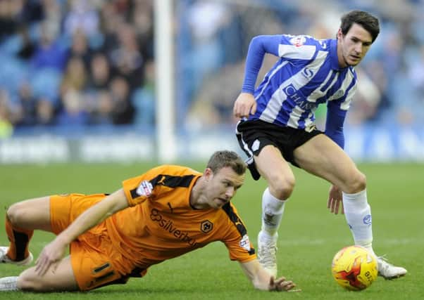 Kieran Lee in action for the Owls against Wolves (Picture: Steve Ellis)