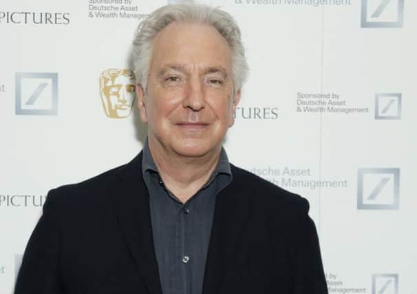 Alan Rickman at a Bafta event in London last year. (PA).