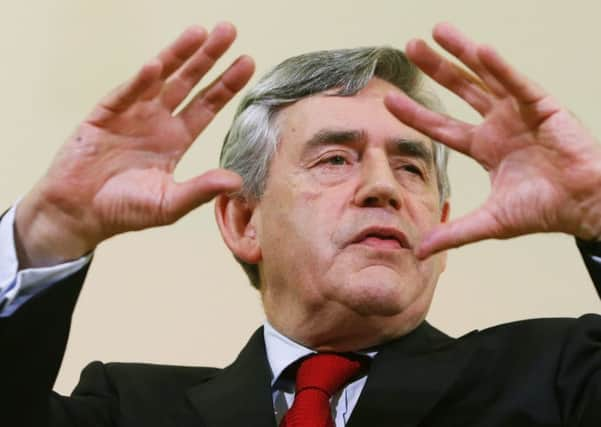 Gordon Brown.