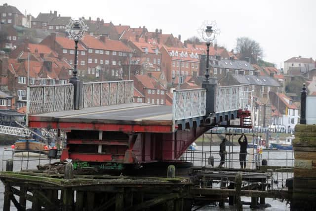 Whitby's swing bridge re-opened after maintenance in 2010