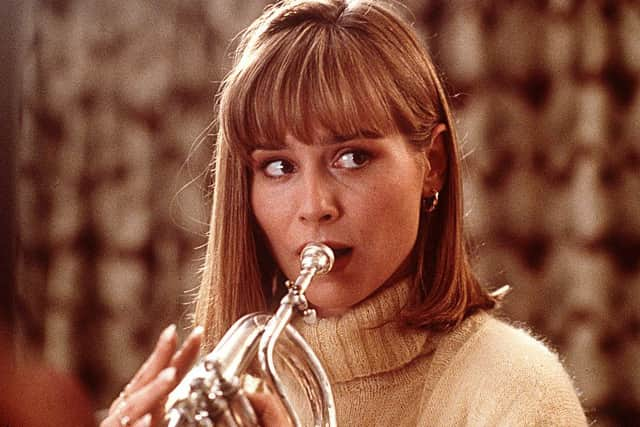 Tara Fitzgerald (Gloria) in Brassed Off