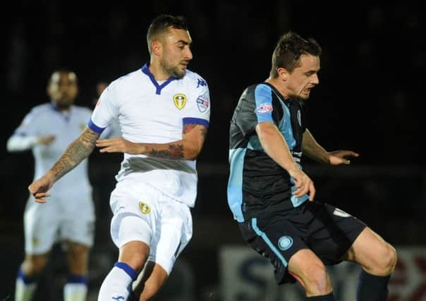 Leeds United's Tommaso Bianchi.