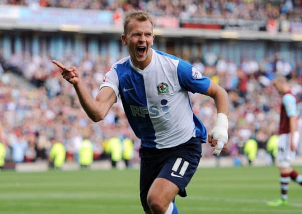 Blackburn Rovers' Jordan Rhodes.