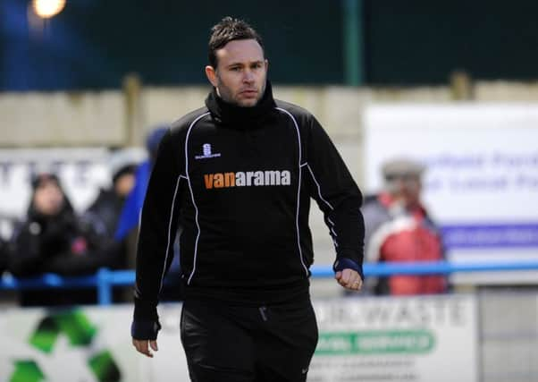 Guiseley  manager Mark Bower.