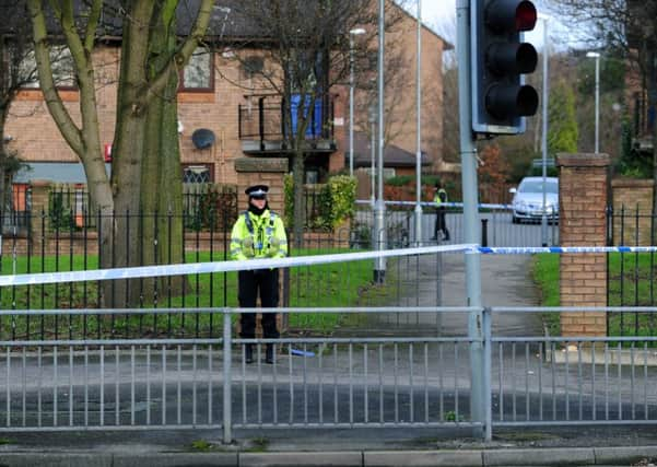 The scene of the shooting earlier this week