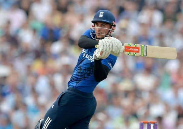 England's Alex Hales.