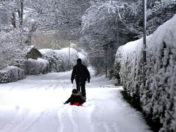 Snow is forecast this weekend