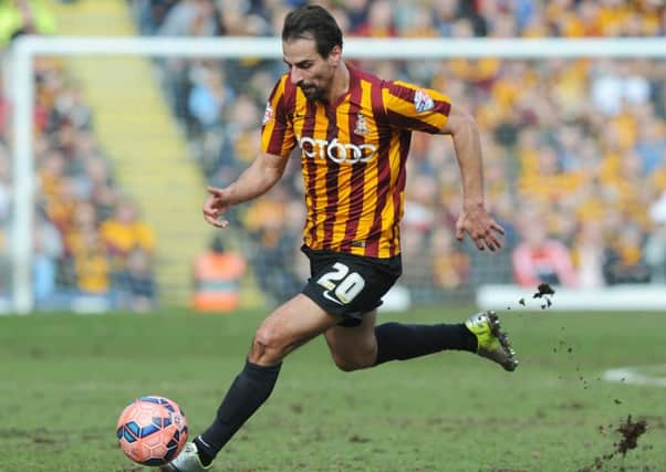 Bradford City's Filipe Morais (Picture: Bruce Rollinson).