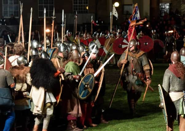 The finale of the York Viking Festival