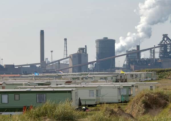 The former steelworks at Redcar.