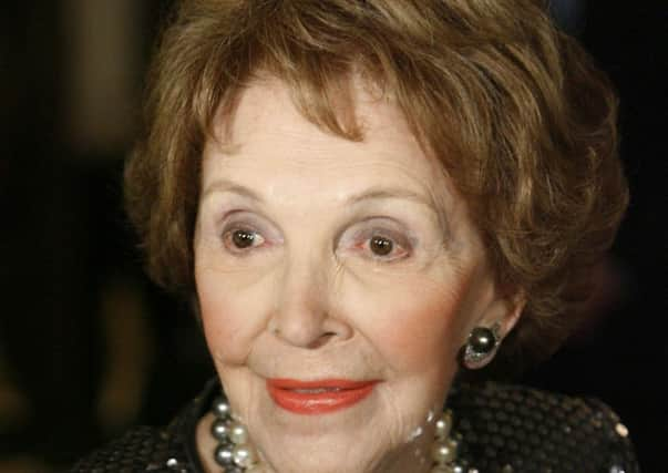 Nancy Reagan pictured in 2007