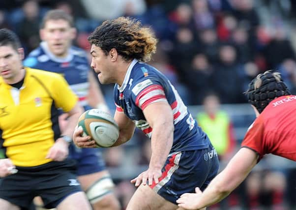 Doncaster Knights' Latu Makaafi. Picture: Scott Merrylees