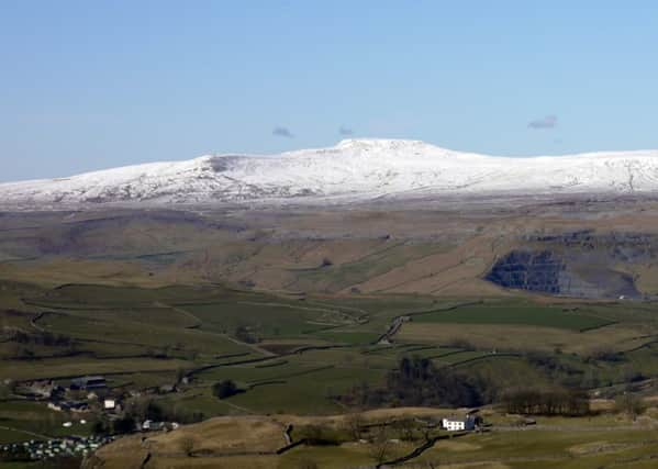 Ingleborough, picture taken by  Peter Kerr.