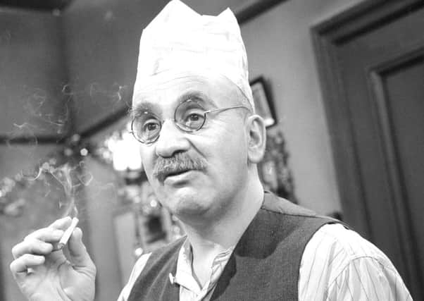 Warren Mitchell as Alf Garnett  in Till Death Us Do Part. Picture: PA Wire