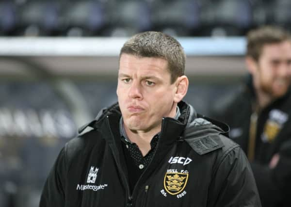 TOUGH NIGHT: Hull FC coach, Lee Radford.