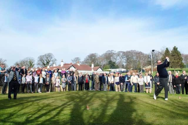 David Uttley drives himself in as Wakefield GC captain in the club's 125th year.