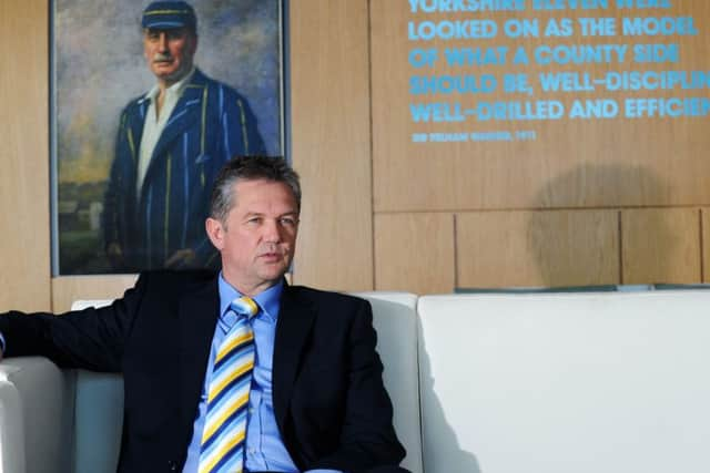 Yorkshire CCC CEO, Mark Arthur. Picture: Jonathan Gawthorpe.