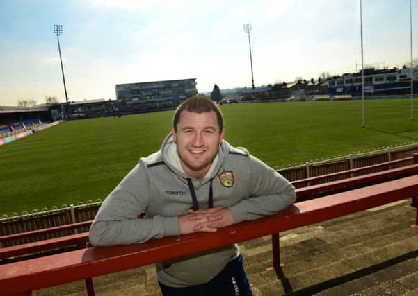 Chris Chester was formally introduced as Wakefield Trinity Wildcats new head coach at their Belle Vue ground on Thursday. Picture: Scott Merrylees