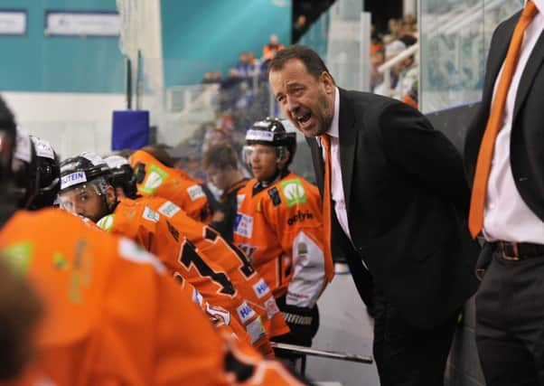 Sheffield Steelers' head coach, Paul Thompson.