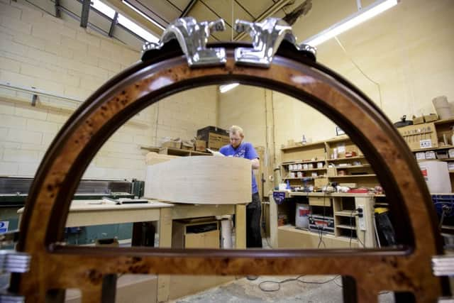 The Rocket Vinyl Jukebox prototype has been produced Chris Black's company Sound Leisure. Picture: Ross Parry Agency