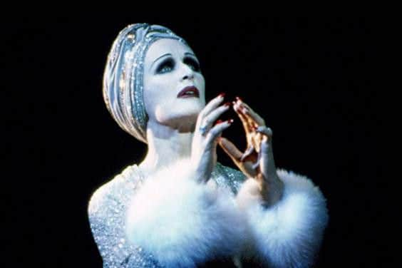 Glenn Close in Sunset Boulevard.