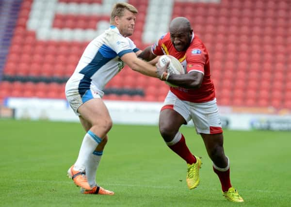 Sheffield Eagles' Menzie Yere.