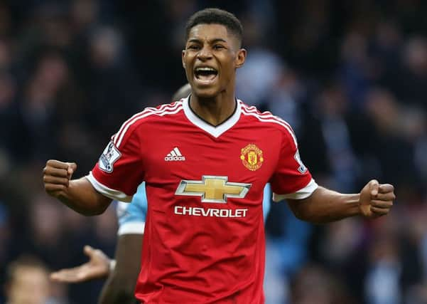 Manchester United's Marcus Rashford