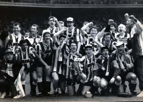 Sheffield Wednesday's cup-winning team.