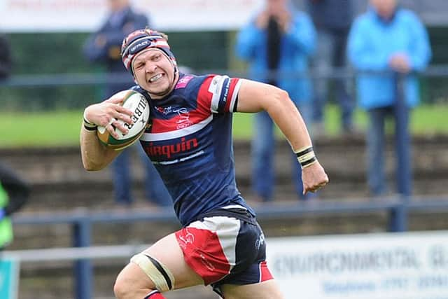 Doncaster Knights captain, Michael Hills. Picture Scott Merrylees