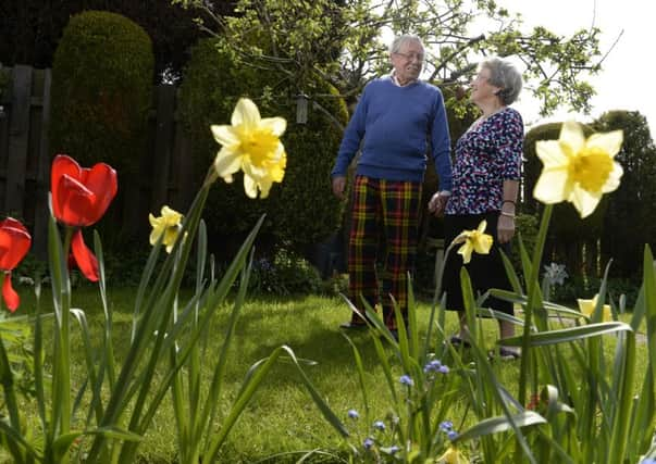 Pen Pals for 70 years Mary Renner, 80, from New Zealand and John Milne, 82, from Leeds. Picture Bruce Rollinson