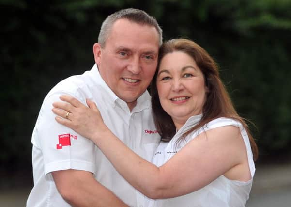 Ian Thomas, 55, and his wife Debbie, 53, from Kirkstall. Picture by Tony Johnson.