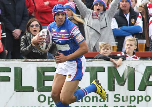 TIMELY TRY: Wildcats' Ben Jones-Bishop