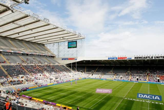 Newcastle United's St James' Park.