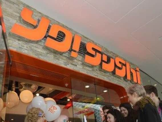 Yo Sushi restaurant.