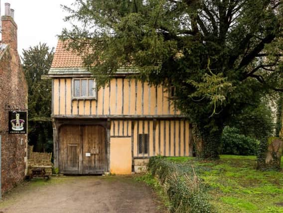 The gatehouse dates back to the 15th century