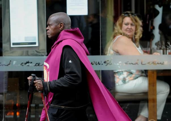 The Archbishop of York Dr John Sentamu finished his epic pilgrimage in York.