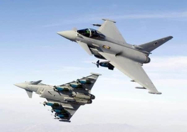 Typhoon Jets caused a sonic boom in Yorkshire in April.