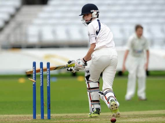 Joe Harland hit 32 but couldnt help Pickering to victory against Flixton